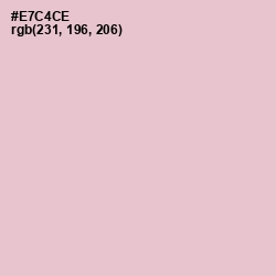 #E7C4CE - Pink Flare Color Image