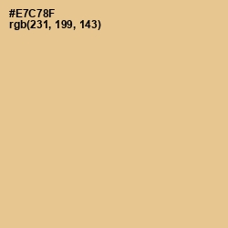 #E7C78F - Putty Color Image