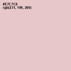 #E7C7C8 - Pink Flare Color Image