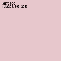 #E7C7CC - Pink Flare Color Image