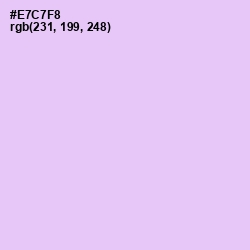 #E7C7F8 - French Lilac Color Image