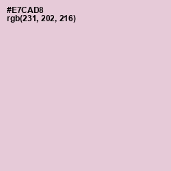 #E7CAD8 - Twilight Color Image
