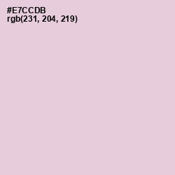 #E7CCDB - Twilight Color Image