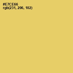 #E7CE66 - Rob Roy Color Image