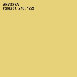 #E7D27A - Golden Sand Color Image
