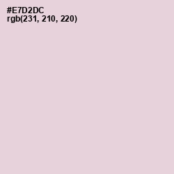 #E7D2DC - Bizarre Color Image