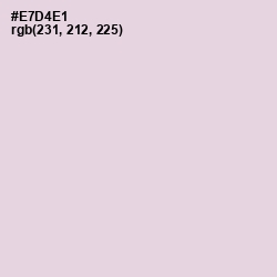 #E7D4E1 - Snuff Color Image