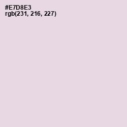 #E7D8E3 - Snuff Color Image