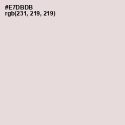 #E7DBDB - Bizarre Color Image