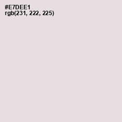 #E7DEE1 - Snuff Color Image