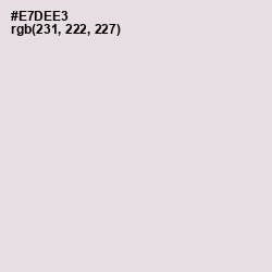 #E7DEE3 - Snuff Color Image