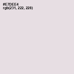 #E7DEE4 - Snuff Color Image