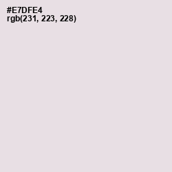 #E7DFE4 - Snuff Color Image