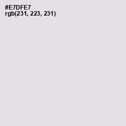 #E7DFE7 - Snuff Color Image