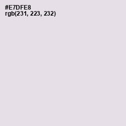 #E7DFE8 - Snuff Color Image