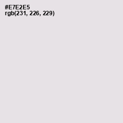 #E7E2E5 - Mercury Color Image