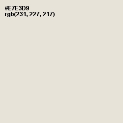 #E7E3D9 - Pearl Bush Color Image