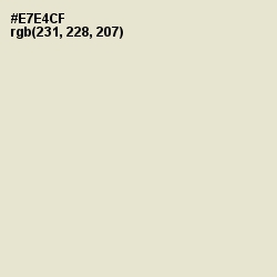 #E7E4CF - Aths Special Color Image