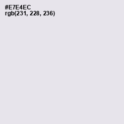 #E7E4EC - Mercury Color Image