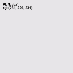 #E7E5E7 - Mercury Color Image