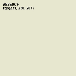 #E7E6CF - Aths Special Color Image