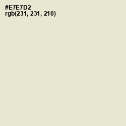 #E7E7D2 - Satin Linen Color Image