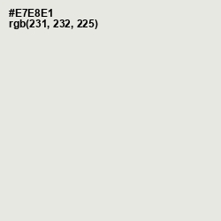 #E7E8E1 - Gray Nurse Color Image