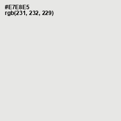 #E7E8E5 - Gray Nurse Color Image