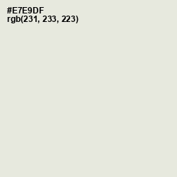 #E7E9DF - Periglacial Blue Color Image