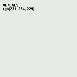 #E7EAE5 - Gray Nurse Color Image