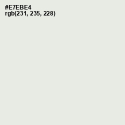 #E7EBE4 - Gray Nurse Color Image