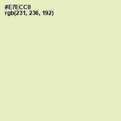 #E7ECC0 - Aths Special Color Image