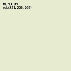 #E7ECD1 - Kidnapper Color Image