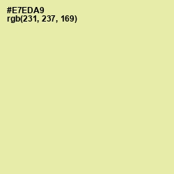 #E7EDA9 - Double Colonial White Color Image