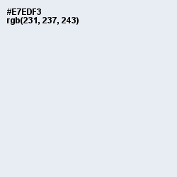 #E7EDF3 - Athens Gray Color Image
