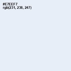 #E7EEF7 - Athens Gray Color Image
