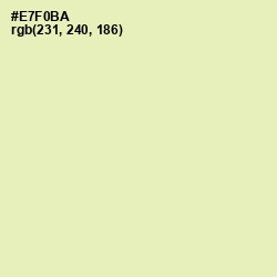 #E7F0BA - Fall Green Color Image