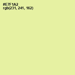 #E7F1A2 - Sandwisp Color Image