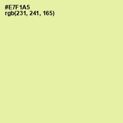 #E7F1A5 - Sandwisp Color Image