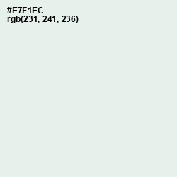 #E7F1EC - Harp Color Image