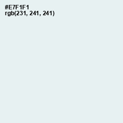 #E7F1F1 - Aqua Squeeze Color Image