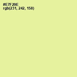 #E7F29E - Jonquil Color Image