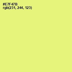 #E7F47B - Manz Color Image