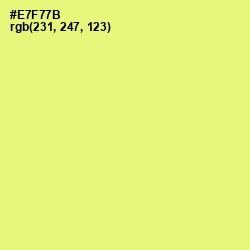#E7F77B - Manz Color Image