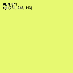 #E7F871 - Manz Color Image