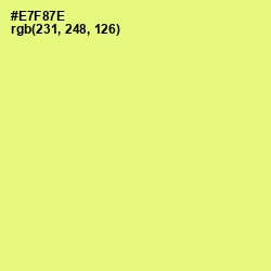 #E7F87E - Manz Color Image