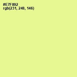 #E7F892 - Jonquil Color Image