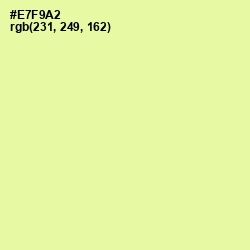 #E7F9A2 - Tidal Color Image
