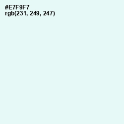 #E7F9F7 - Polar Color Image