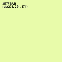 #E7FBAB - Tidal Color Image